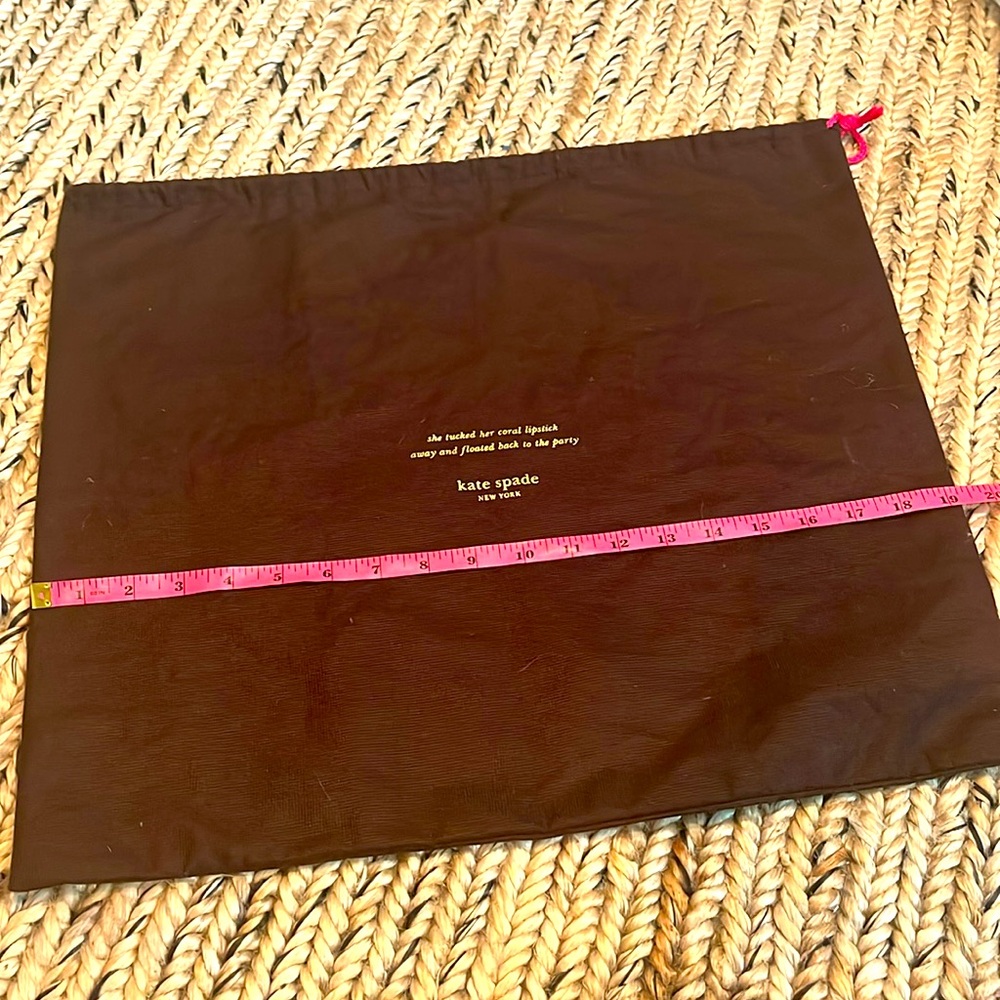 Kate Spade Brown Drawstring Dustbag - Picture 3 of 5